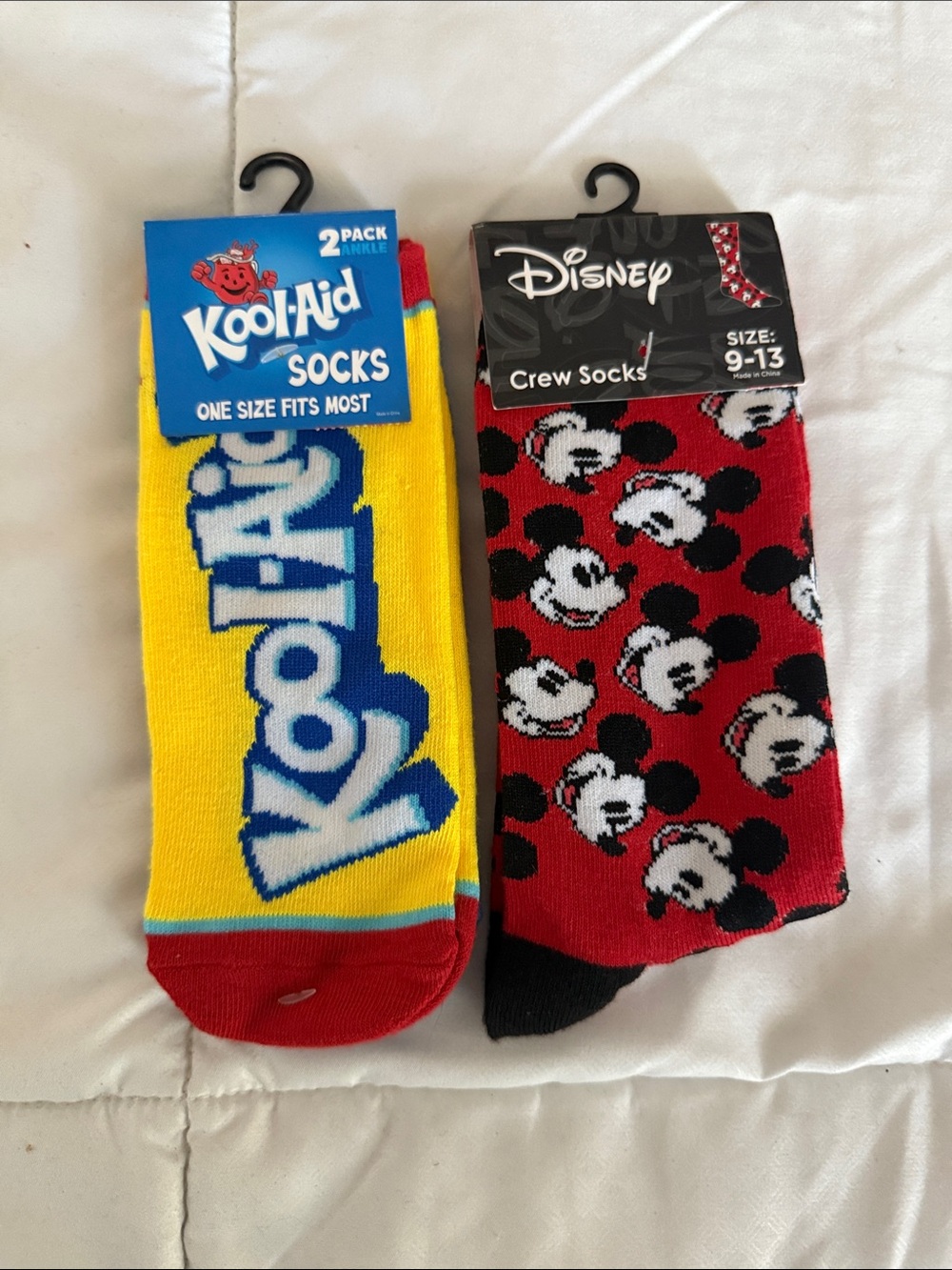 Kool-Aid & Disney Crew Socks - 3 PAIRS